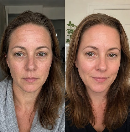 Clara Novak, before and after