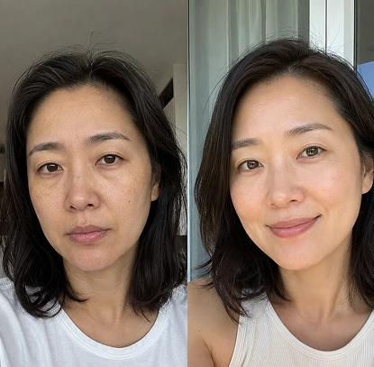 Emily Brown, before and after